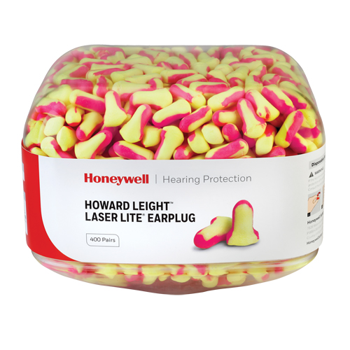Howard Leight Laser Lite&reg; Earplugs, Bulk - Canister Stor-it Systems