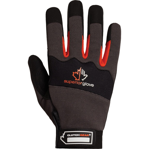 Gants de m&eacute;canicien Clutch Gear, Paume Synth&eacute;tique, Taille Petit Stor-it Systems
