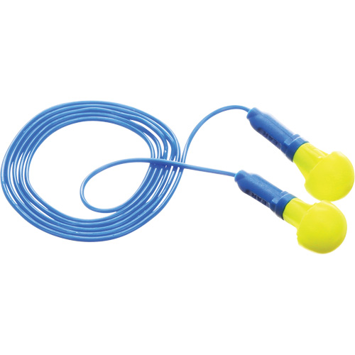 Bouchons d'oreilles E-A-R Push-Ins, Avec cordon, Paire - Sac en poly, 28/23 dB NRR, Taille unique Stor-it Systems