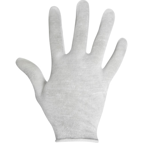Gants d'inspection, Coton, Poignet Non ourl&eacute;, Dames Stor-it Systems