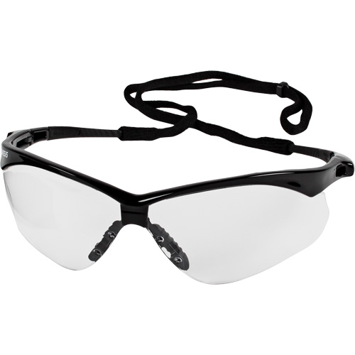 Lunettes de s&eacute;curit&eacute; Nemesis de Kleenguard, Lentille Transparent, Anti-&eacute;gratignures, ANSI Z87+/R&eacute;pond ou surpasse la norme CSA Z94.3 Stor-it Systems