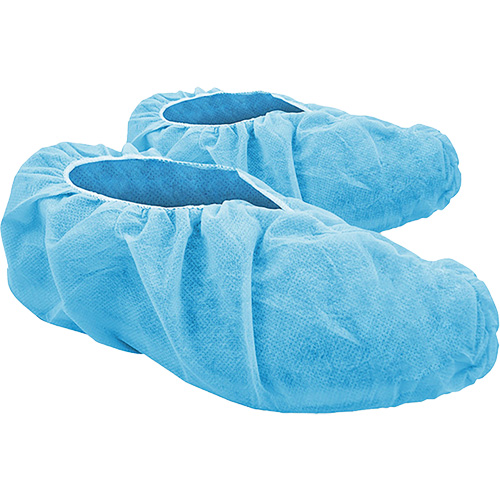 Couvre-chaussures jetables CoverMe, Grand, Polypropyl&egrave;ne, Bleu Stor-it Systems
