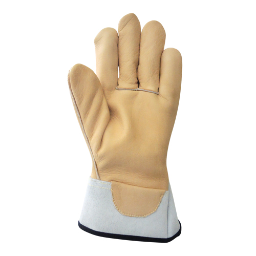 Gants pour monteur de ligne, Petit, Paume en Cuir fleur de vache Stor-it Systems