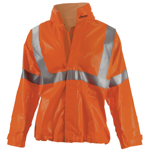 J162 310DH Manteau ignifuge Utili-Gard, 3T-Grand, Orange haute visibilit&eacute; Stor-it Systems