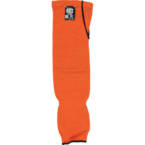 Memphis&reg; Sleeves With Thumb Hole, Kevlar&reg;, 18", ASTM ANSI Level A5, Orange Stor-it Systems