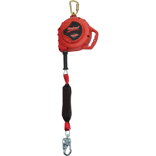 Rebel Self-Retracting Lifeline, 33', Galvanized Steel, Swivel Stor-it Systems