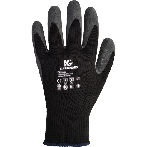 Gants polyvalents KleenGuard G40, 7/Petit, R&ecirc;vetement Latex de caoutchouc, Calibre 10, Enveloppe en Polyester/Coton Stor-it Systems