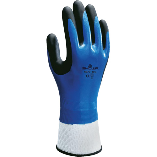 Gants enduits antichocs 377-IP, 7/Moyen, Paume en Synth&eacute;tique, Poignet &eacute;lastique/Poignet en tricot Stor-it Systems