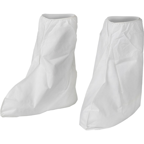 Couvre-botte jetable KleenGuard A40, Taille unique, Microporeux, Blanc Stor-it Systems