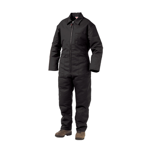 Combinaison en serge doubl&eacute;e, Hommes, Noir, Taille Grand Stor-it Systems