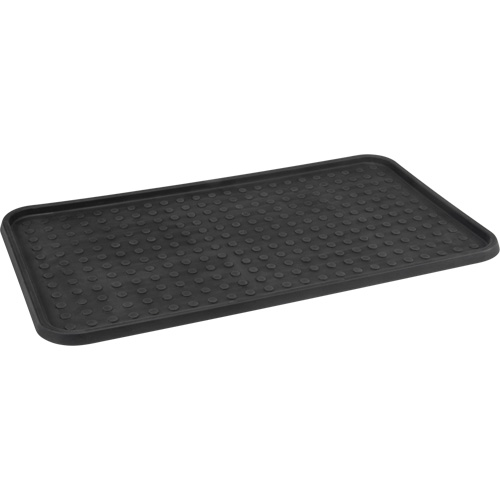 Boot Tray, Plastic, Black, 25" L x 14" W Stor-it Systems