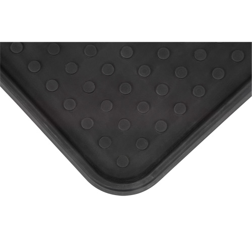 Boot Tray, Plastic, Black, 25" L x 14" W Stor-it Systems