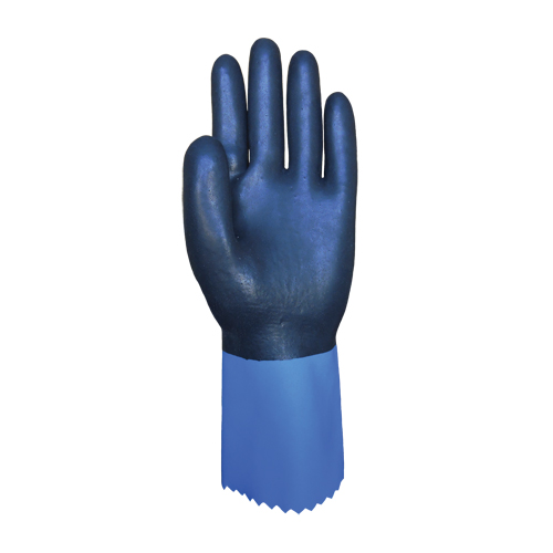 Gants enti&egrave;rement tremp&eacute;s et r&eacute;sistants aux produits chimiques Summitech, Taille Petit/7, 11,8" lo, Chloropr&egrave;ne, Doublure en Poly-coton, 59 mils Stor-it Systems