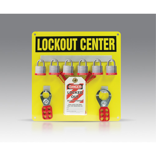 Hanger Board Kit, Laminated Steel Padlocks, 6 Padlock Capacity, Padlocks Included Stor-it Systems