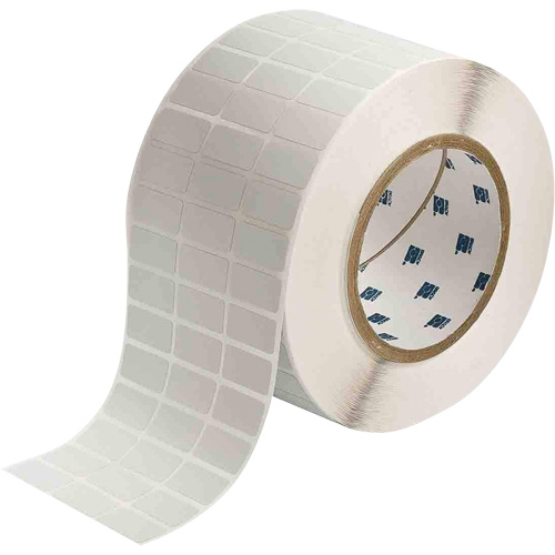 Glossy Rating Plate Labels, Metalized Polyester, 1" L x 0.5" H, Silver Stor-it Systems
