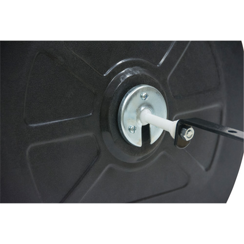 Roundtangular Convex Mirror with Bracket, 12" H x 18" W, Indoor/Outdoor Stor-it Systems