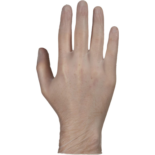 Disposable Gloves, Small, Vinyl, 4-mil, Powder-Free, White Stor-it Systems