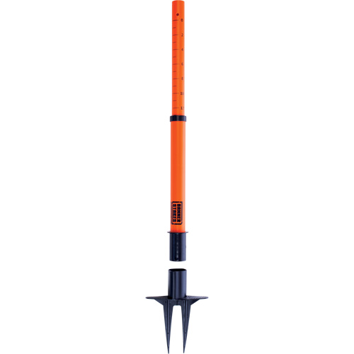 Montants de barri&egrave;re PLUS, Hauteur de 42", Orange Stor-it Systems