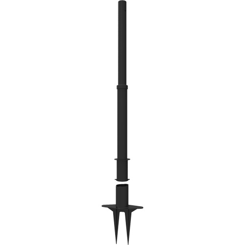 Montant de barri&egrave;re PLUS, Hauteur de 42", Noir Stor-it Systems