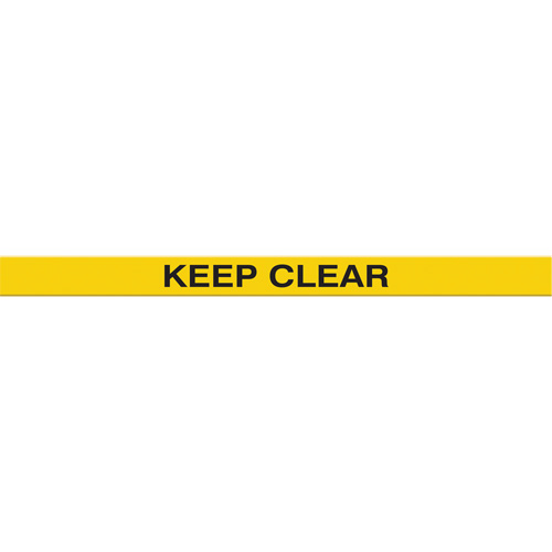 Tough-Mark Heavy-Duty Floor Marking, Rectangle, 48" L x 3" W, Yellow, Polyethylene Stor-it Systems