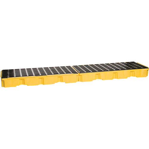 Modular Spill Platform, 60.5 US gal. Spill Capacity, 26.5" x 103.5" x 6.5" Stor-it Systems