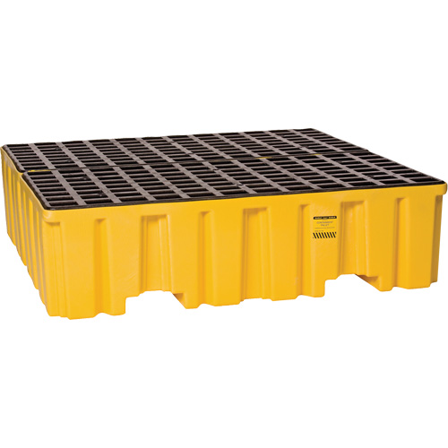 Palette de confinement des d&eacute;versements, Capacit&eacute; de d&eacute;versement 132 gal. US, 51" x 52,5" x 13,75" Stor-it Systems