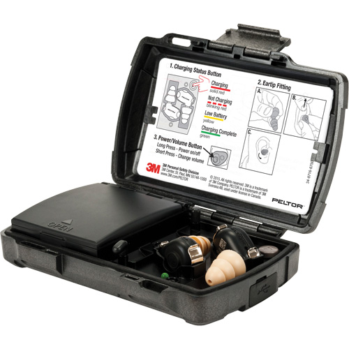 Trousse de bouchons d'oreilles Peltor Tactical TEP-200 Stor-it Systems