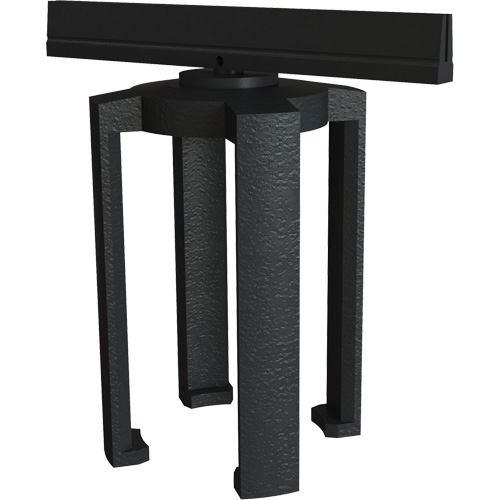 Support pour panneau d'affichage pour le syst&egrave;me de barri&egrave;re PLUS, Noir Stor-it Systems