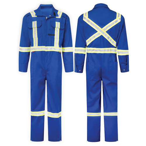 Nomex&reg;Essential 6 oz. Deluxe Coveralls, Size 38 (Tall), Royal Blue Stor-it Systems