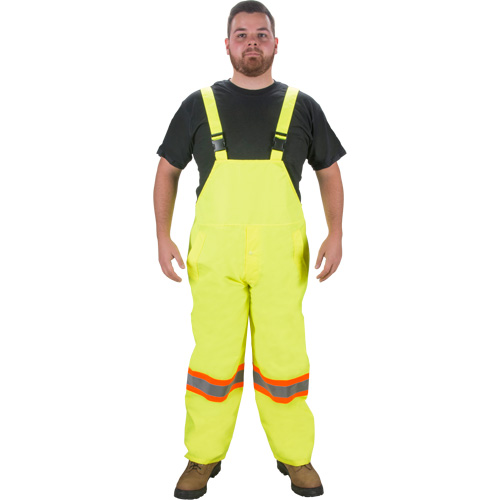Salopette imperm&eacute;able RZ1000, Polyester, Moyen, Jaune lime haute visibilit&eacute; Stor-it Systems
