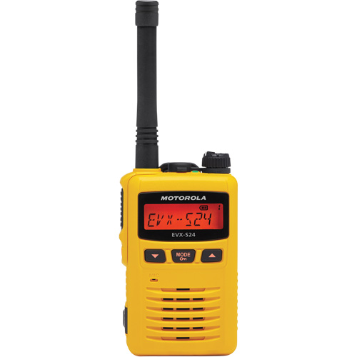 EVX-S24 Series Portable Radio, UHF Radio Band, 256 Channels, 200 000 sq. ft. Range Stor-it Systems