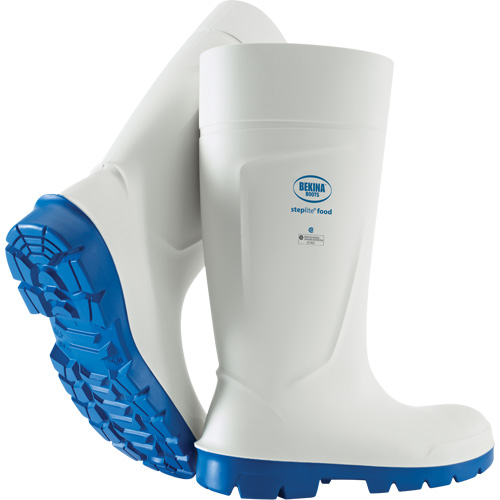 Bottes de s&eacute;curit&eacute; Bekina Steplite pour lhygi&egrave;ne et la s&eacute;curit&eacute; alimentaire, Polyur&eacute;thane, Embout Acier, Pointure 4 Stor-it Systems