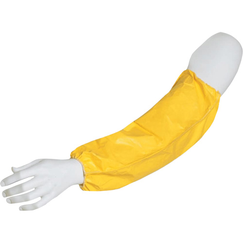 Manches jetables, Longueur de 18", Tychem 2000, Jaune Stor-it Systems