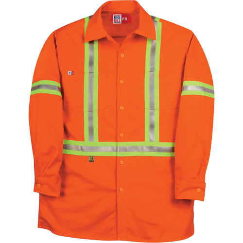 Chemise de travail industrielle Westex UltraSoft, Petit, Orange Stor-it Systems