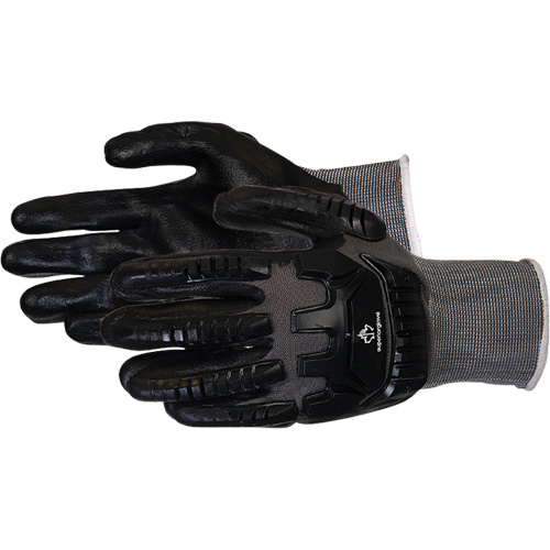 Dexterity&reg; Impact-Resistant Work Gloves, Small, Synthetic Palm, Knit Wrist Cuff Stor-it Systems