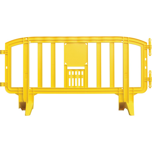 Barricade Movit, Emboîtables, 78" lo x 39" h, Jaune Stor-it Systems