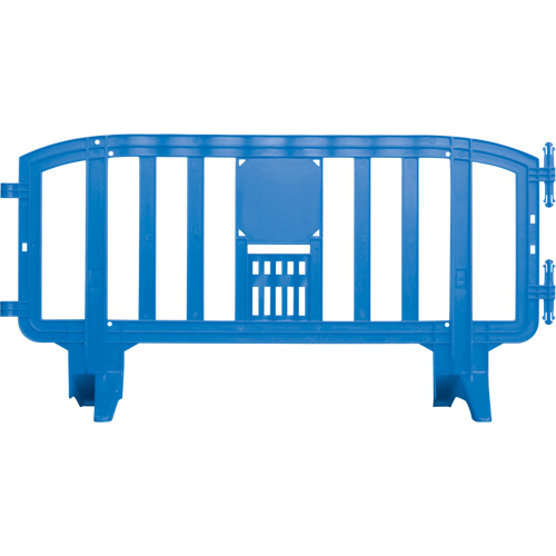 Movit Barricade, Interlocking, 78" L x 39" H, Blue Stor-it Systems