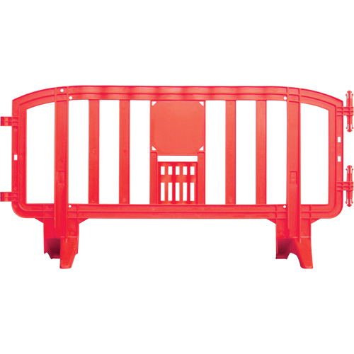 Barricade Movit, Emboîtables, 78" lo x 39" h, Rouge Stor-it Systems
