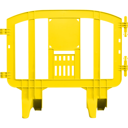 Barricade Minit, Emboîtables, 49" lo x 39" h, Jaune Stor-it Systems