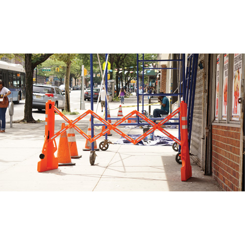 Multi-Gate Barricade, 43" H x 90" L, Orange Stor-it Systems