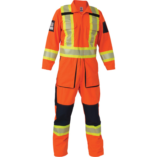 Ripstop Coveralls, 2X-Large, High Visibility Orange Stor-it Systems