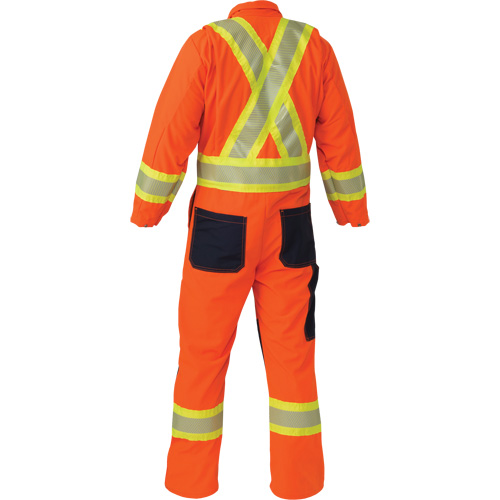 Ripstop Coveralls, 2X-Large, High Visibility Orange Stor-it Systems