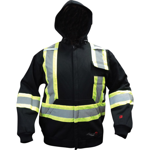 Fire Rated Hoodie, Small, Black Stor-it Systems