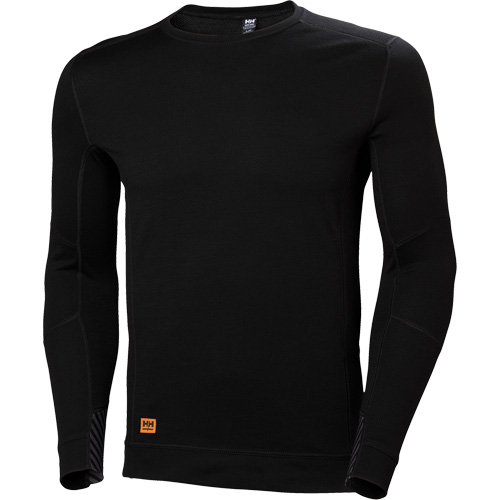Lifa&reg; Max Moisture-Wicking Crewneck Undershirt, Men's, 2X-Large, Black Stor-it Systems