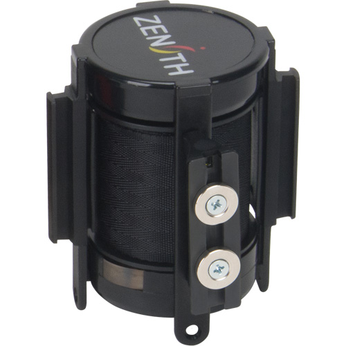Cassette de ruban magn&eacute;tique pour barri&egrave;re de contr&ocirc;le des foules personnalis&eacute;e, 7', Ruban Noir Stor-it Systems