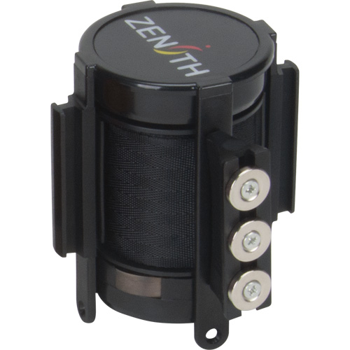 Cassette de ruban magn&eacute;tique pour barri&egrave;re de contr&ocirc;le des foules personnalis&eacute;e, 12', Ruban Noir Stor-it Systems