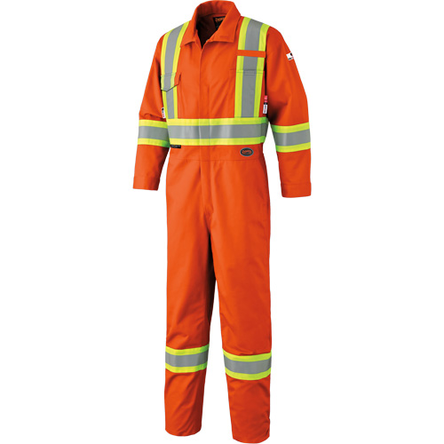 7705 Combinaison haute visibilit&eacute; FR-Tech, Taille 36, Orange Stor-it Systems