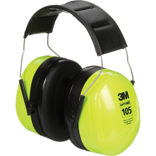 Peltor Optime 105 Earmuffs, Headband, 30 NRR dB Stor-it Systems