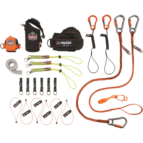 Trousse de longes de fixation d'outils pour vitrier 3185 Squids Stor-it Systems
