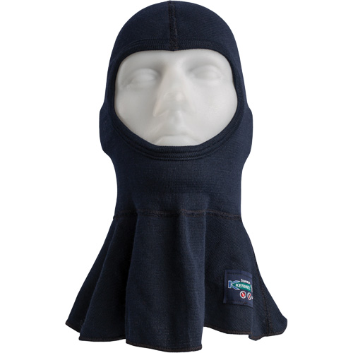 Cagoule de protection contre les intemp&eacute;ries ignifuge, Bleu marin, Kermel/Lenzing Stor-it Systems